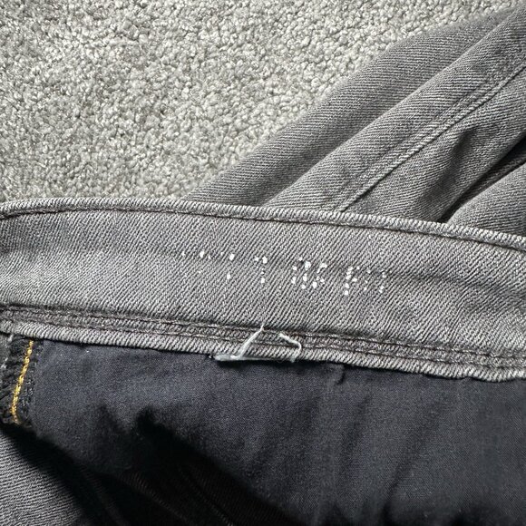 DU/ER Duer N2X Slim Fit Jeans Mens Fits 34x30.5 Dark Grey Stretch Performance - Picture 6 of 11